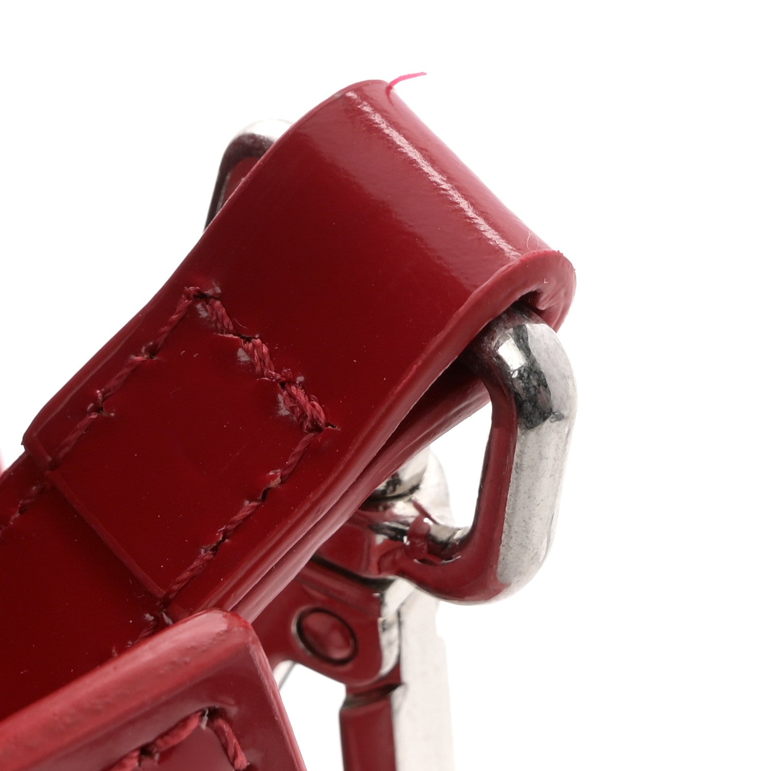 Jacquemus Glazed Calfskin Le Grand Bambino Red 10 of 10