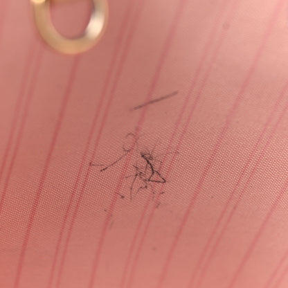 Louis Vuitton Damier Azur Neo Neverfull MM Rose Ballerine 10 of 12