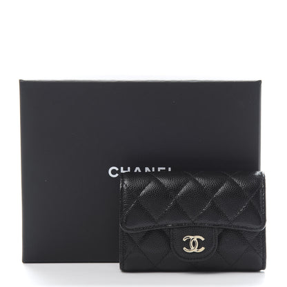 Chanel Caviar Quilted Classic 4 Key Holder Wallet Black 9 of 9
