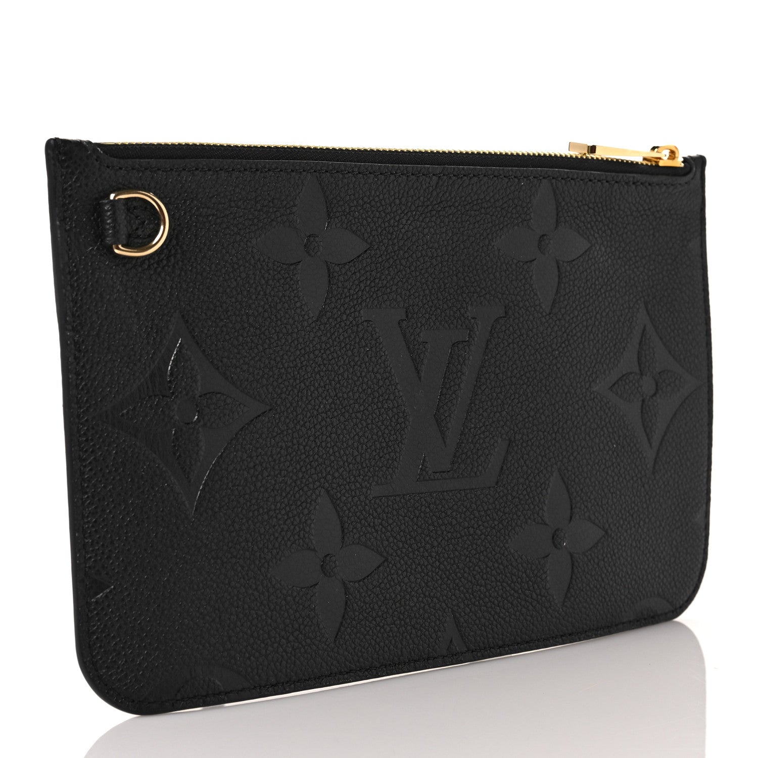 Louis Vuitton Empreinte Monogram Giant Neverfull MM Pochette Black 3 of 8