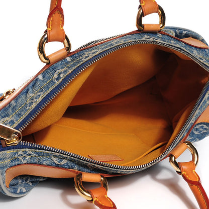 Louis Vuitton Monogram Denim Neo Speedy Blue 5 of 7