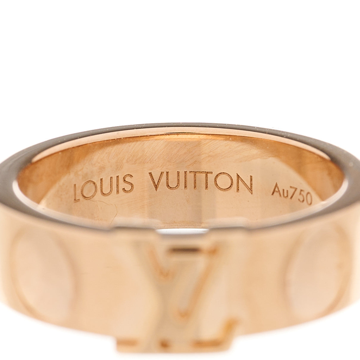 18K Pink Gold Empreinte LV Ring 46 3.75