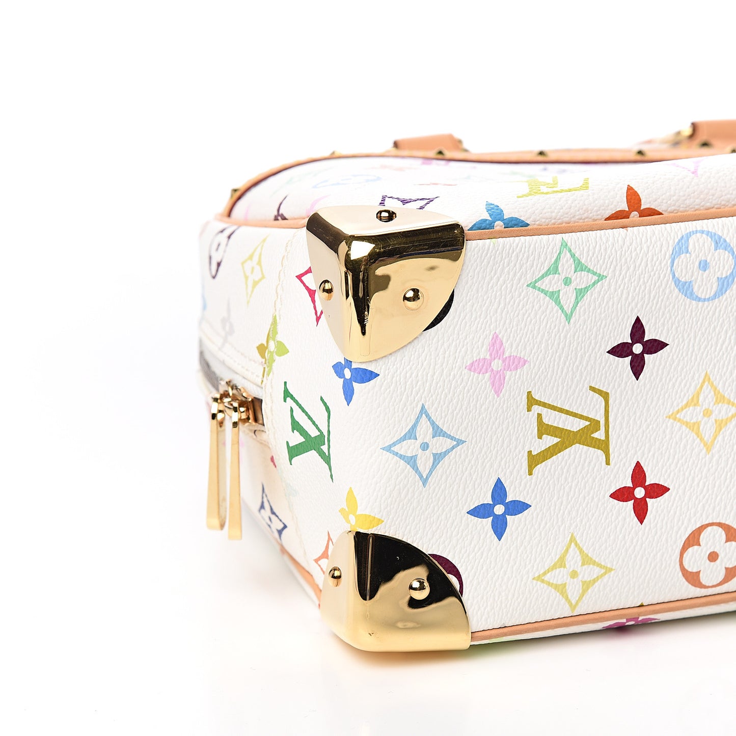 Monogram Multicolor Trouville White
