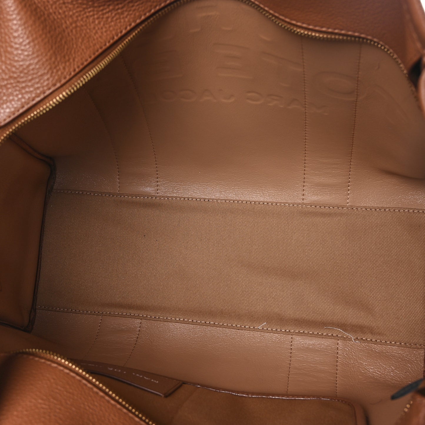 Grained Calfskin Large The Tote Bag Argan Oil