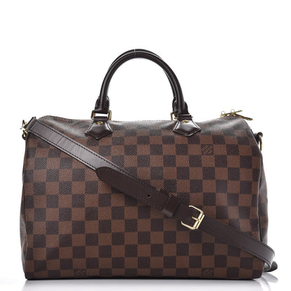 Louis Vuitton Damier Ebene Speedy Bandouliere 30 1 of 7