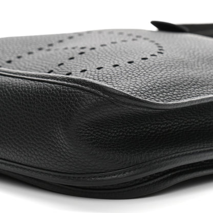 Hermes Taurillon Clemence Evelyne III PM Black 10 of 10