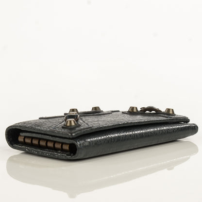 Balenciaga Agneau Classic Hardware Osaka Key Holder Anthracite 5 of 10