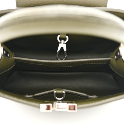Louis Vuitton Taurillon Capucines BB Khaki 5 of 9