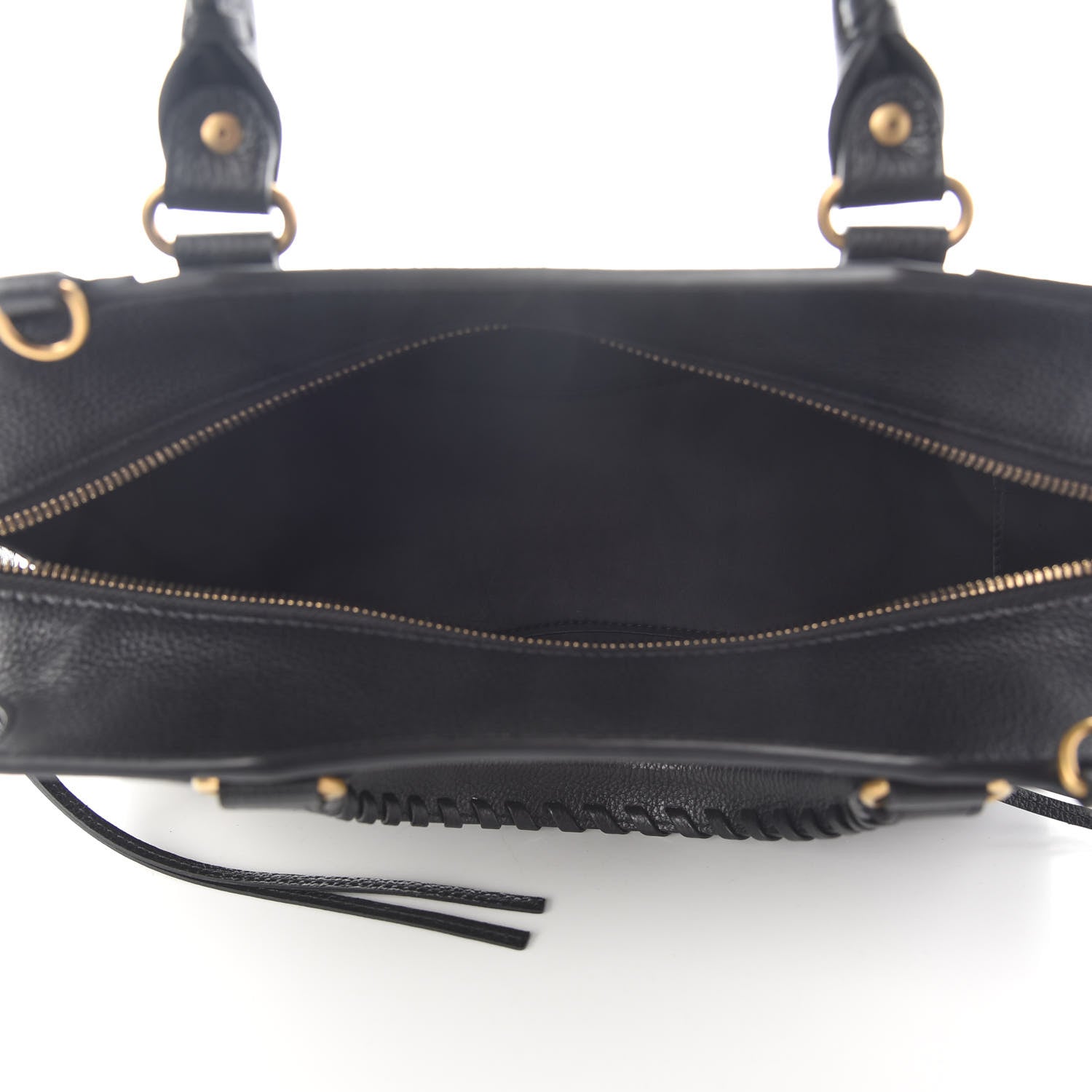 Balenciaga Grained Calfskin Neo Classic Gold Hardware S City Black 7 of 9