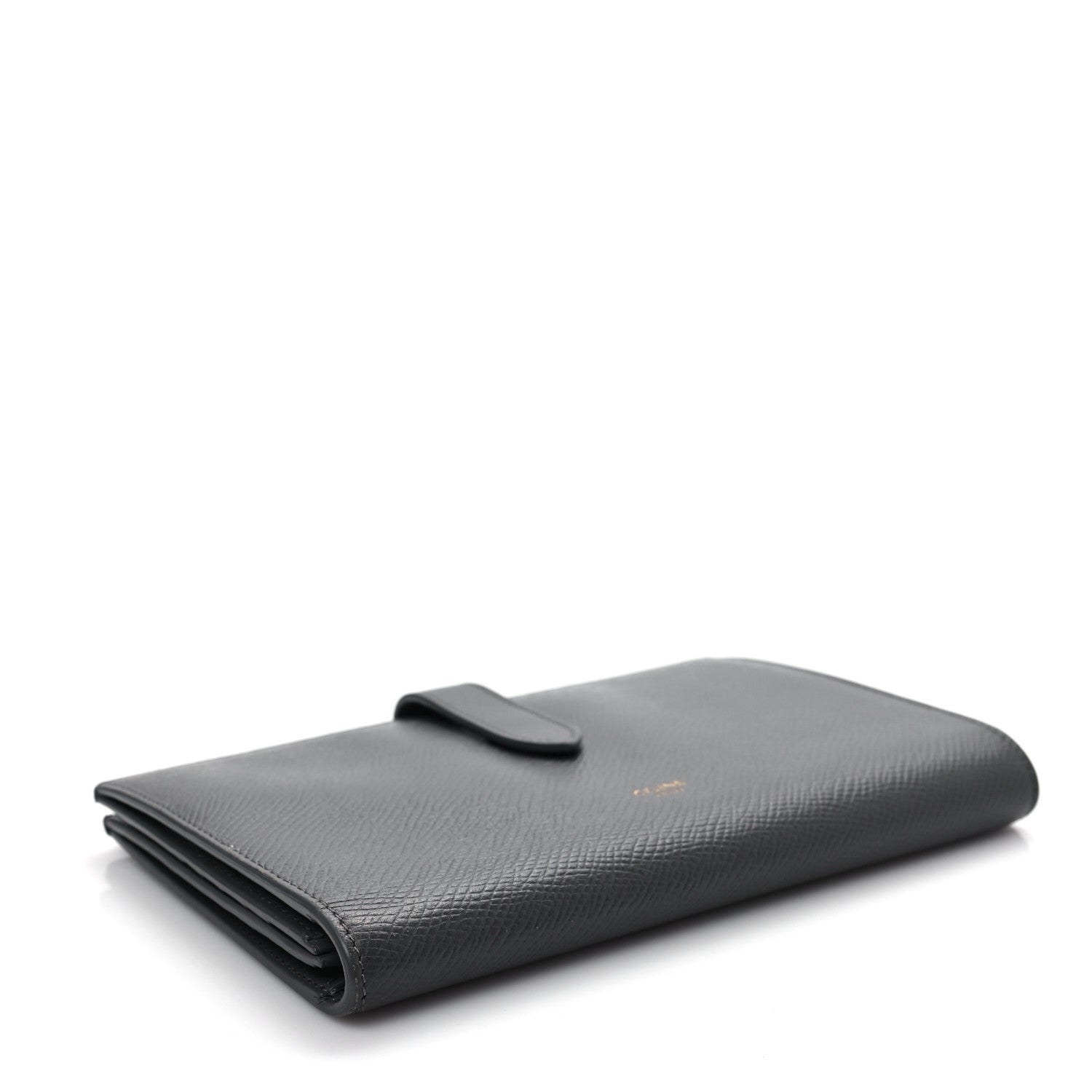 Celine Grained Calfskin Large Multifunction Strap Wallet Medium Grey 5 of 8