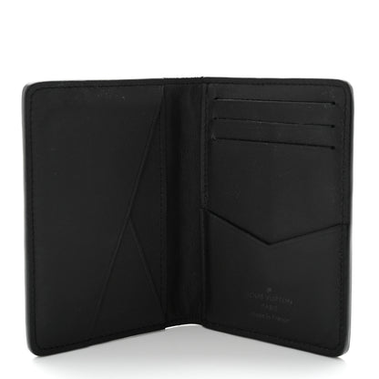Louis Vuitton Calfskin Monogram Shadow Pocket Organizer Black 5 of 7