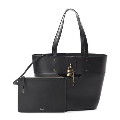 Chloe Smooth Grained Calfskin Small Aby Tote Black 1 of 7