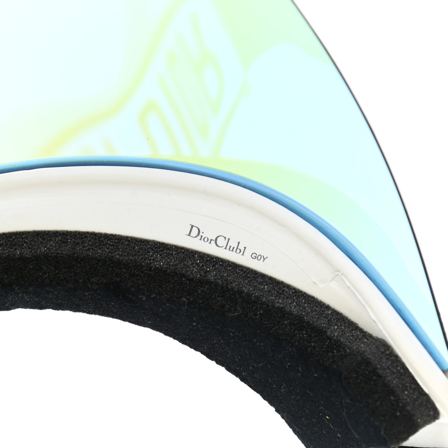 Mirrored DiorClub1 Sun Visor Blue