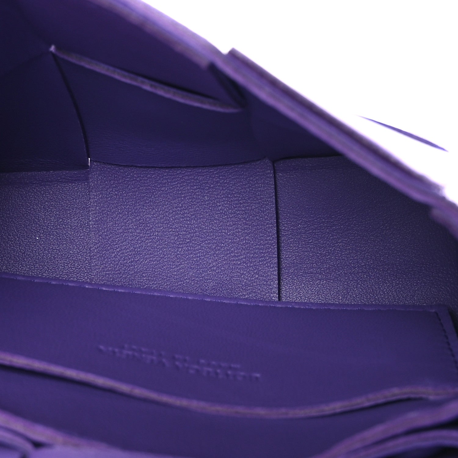Bottega Veneta Lambskin Maxi Intrecciato Extra Mini Cassette Crossbody Bag Purple 5 of 8