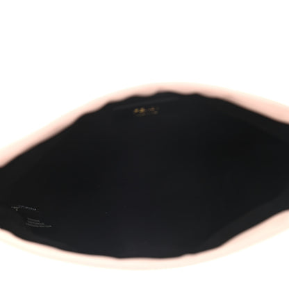 Fendi Soft Nappa Logo Small Drawstring Pouch Bag Rosa Quarzo Black 5 of 10