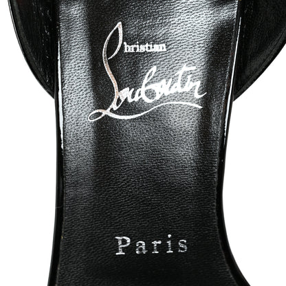 Christian Louboutin Patent Movida Sabina 130 Sandals 39.5 Black 7 of 9