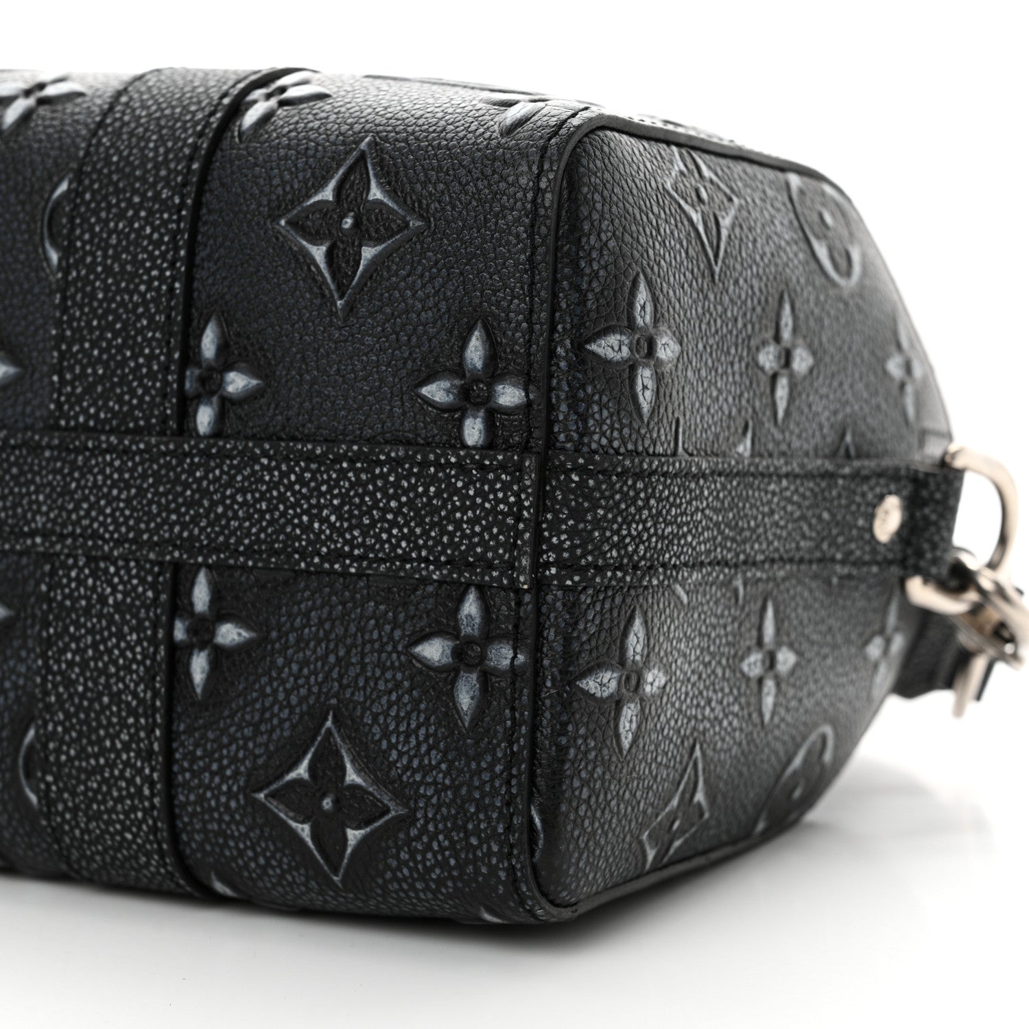 Louis Vuitton Cowhide Faded Monogram City Keepall Charcoal 9 of 9