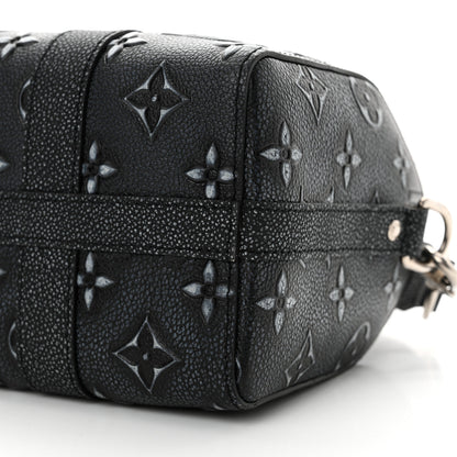 Louis Vuitton Cowhide Faded Monogram City Keepall Charcoal 9 of 9
