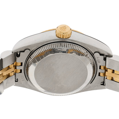 Rolex Stainless Steel 18K Yellow Gold 26mm Oyster Perpetual Datejust Watch Champagne 69173 4 of 4