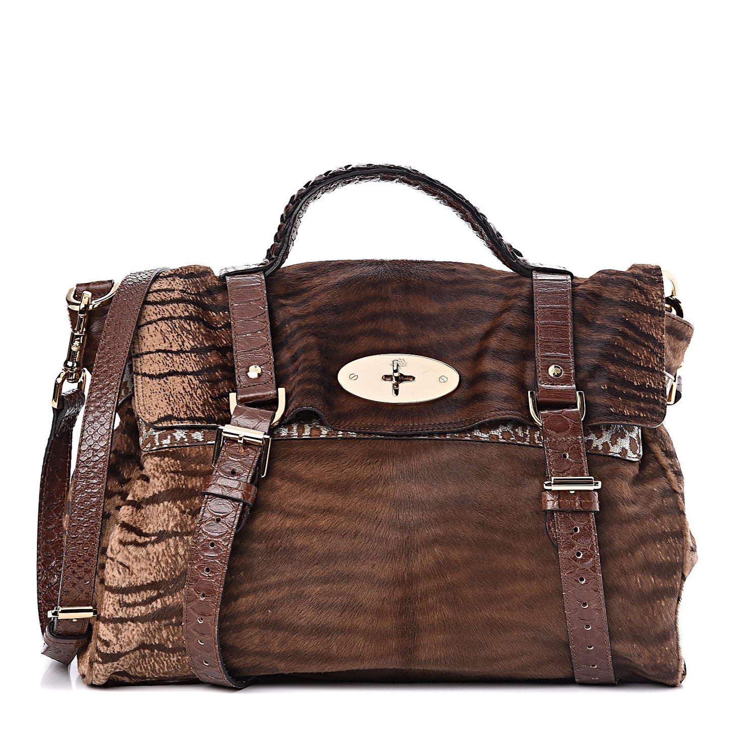 Pony Hair Oversized Alexa Brown