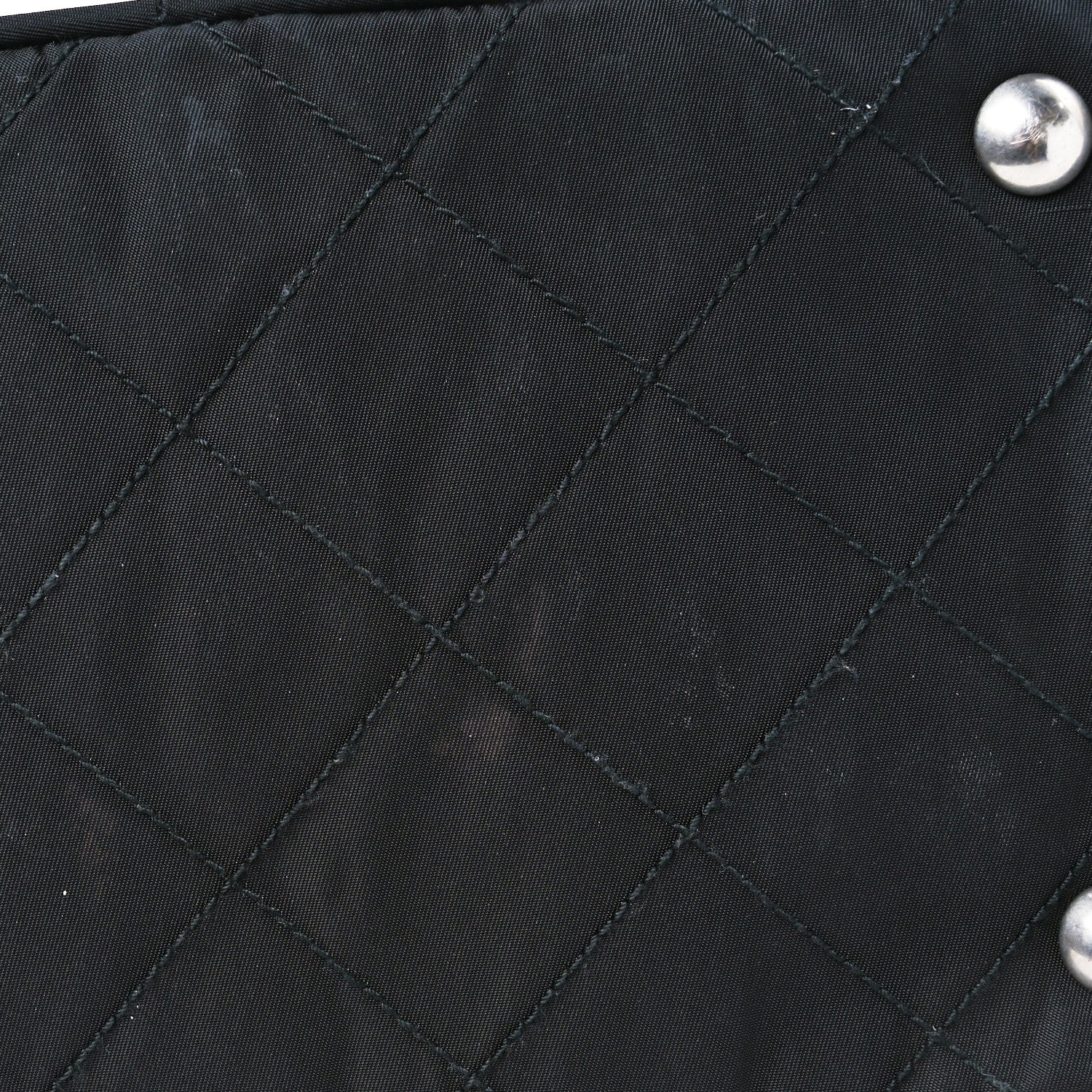 Prada Tessuto Nylon Stitched Hobo Black 12 of 12