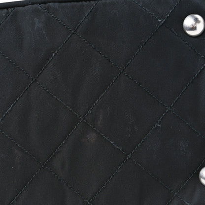 Prada Tessuto Nylon Stitched Hobo Black 12 of 12