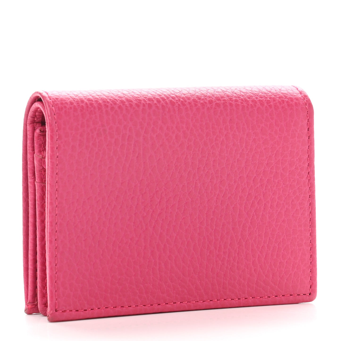 Dollar Calfskin GG Marmont Card Case Box Pink