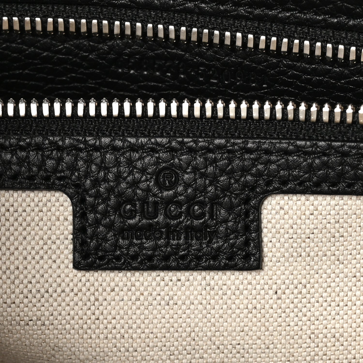 Gucci Piuma Calfskin Jumbo GG Embossed Briefcase Black 6 of 10
