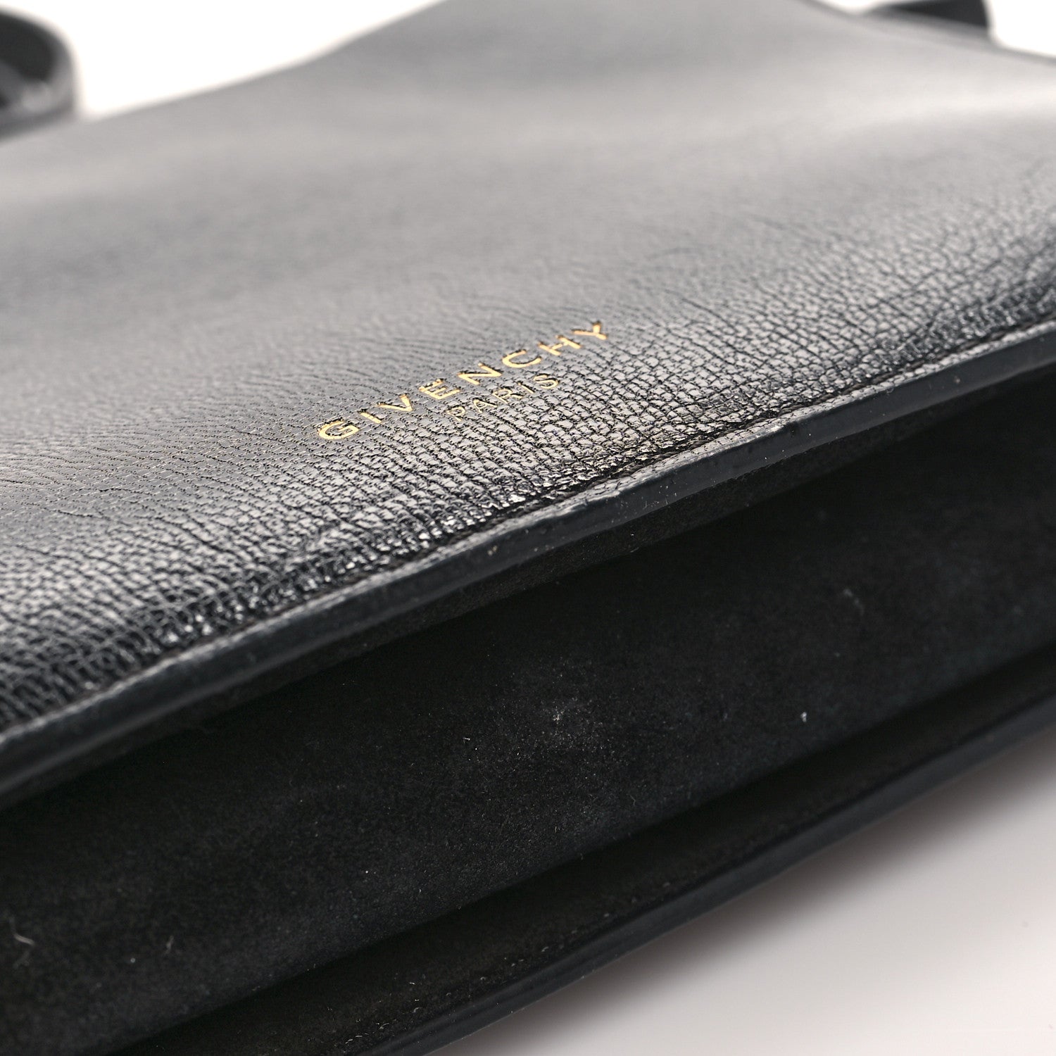 Givenchy Goatskin Suede Cross 3 Crossbody Bag Black 10 of 14