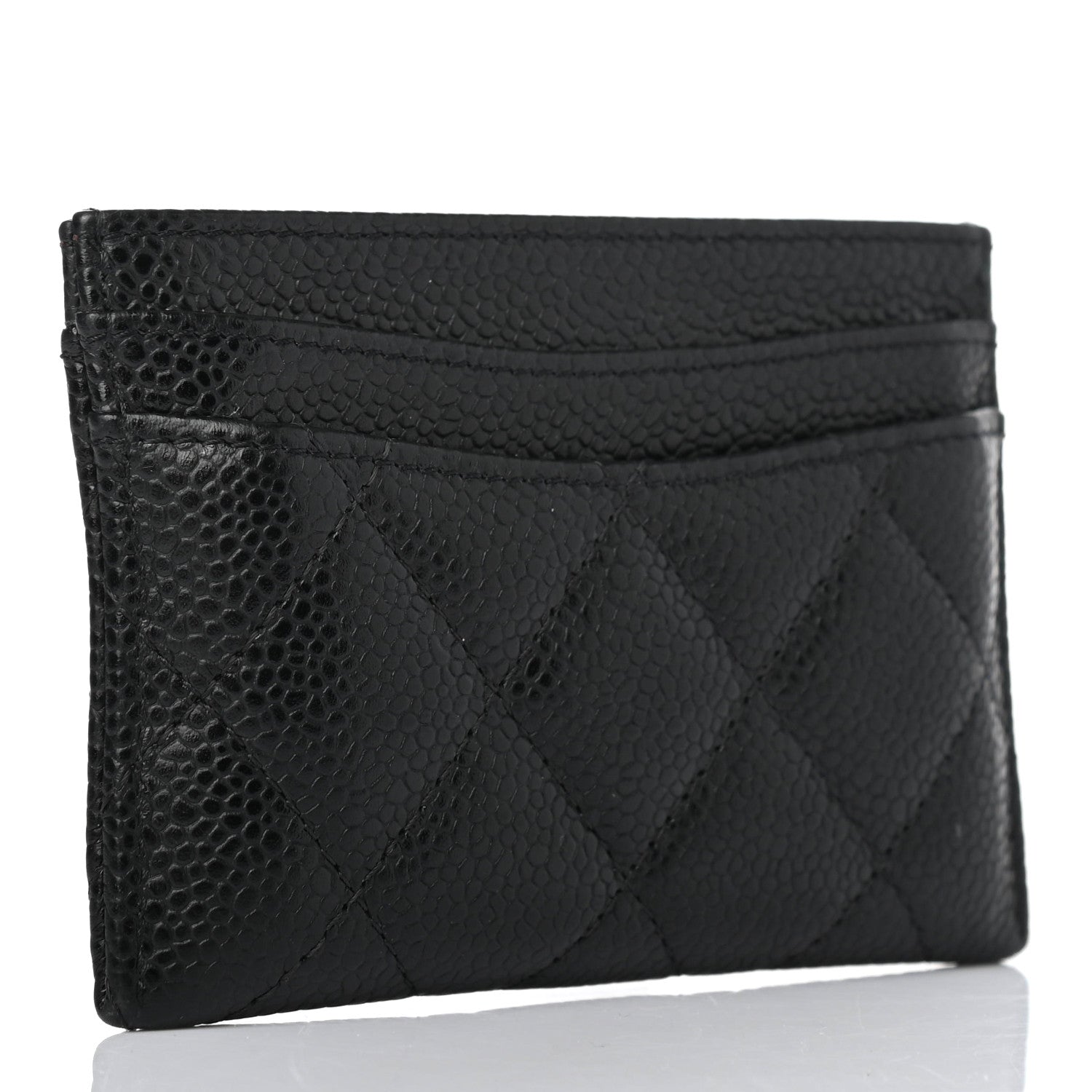 Chanel Caviar Quilted Card Holder Black 2 of 4