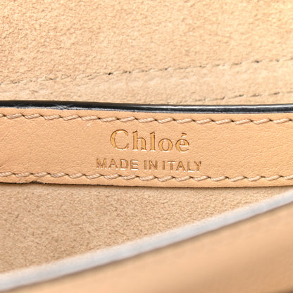 Chloe Calfskin Braided Small Hudson Shoulder Bag Pearl Beige 6 of 9