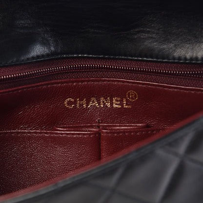 Chanel Lambskin Quilted Mini Square Flap Bag Black 6 of 13