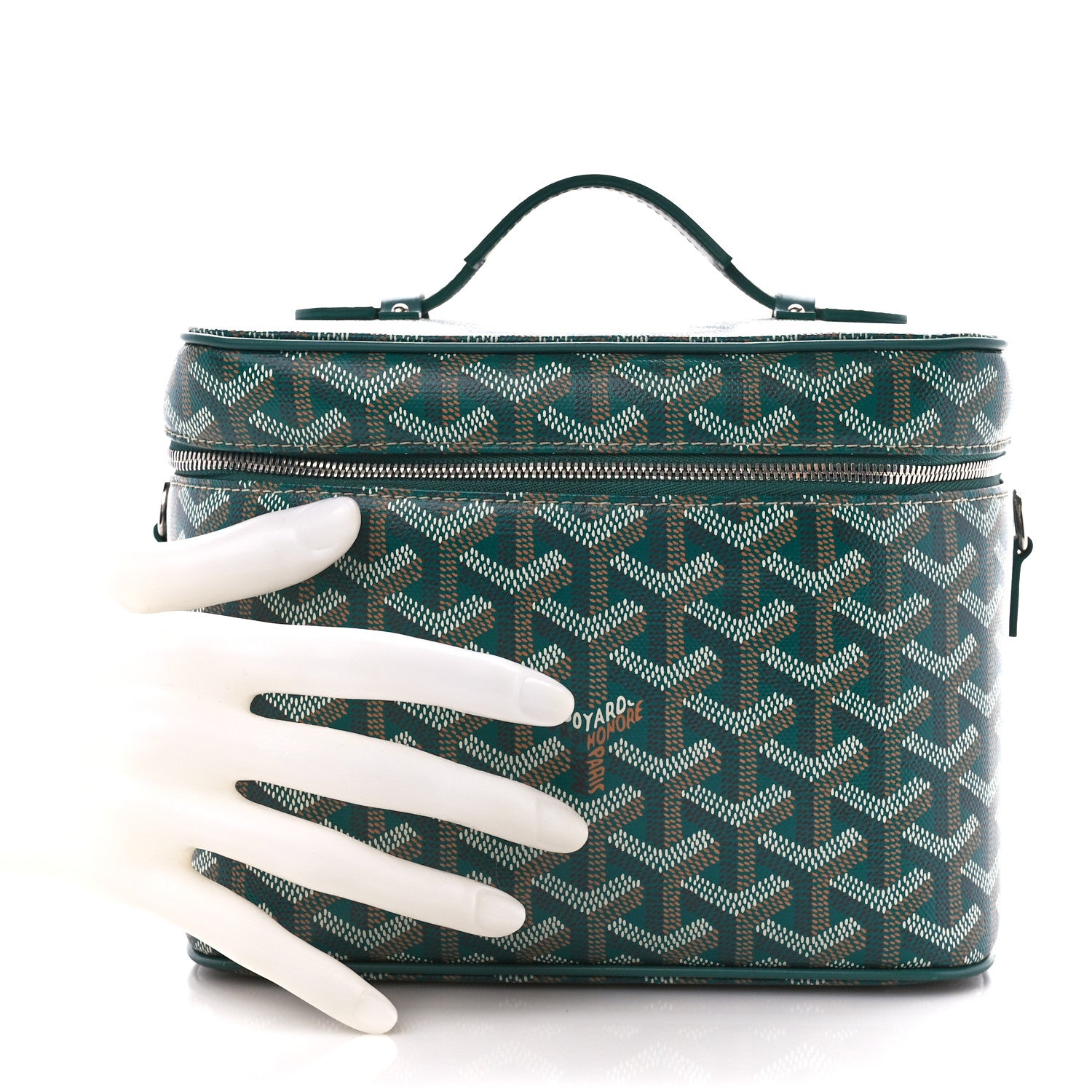 Goyard Goyardine Muse Vanity Case Green 3 of 13