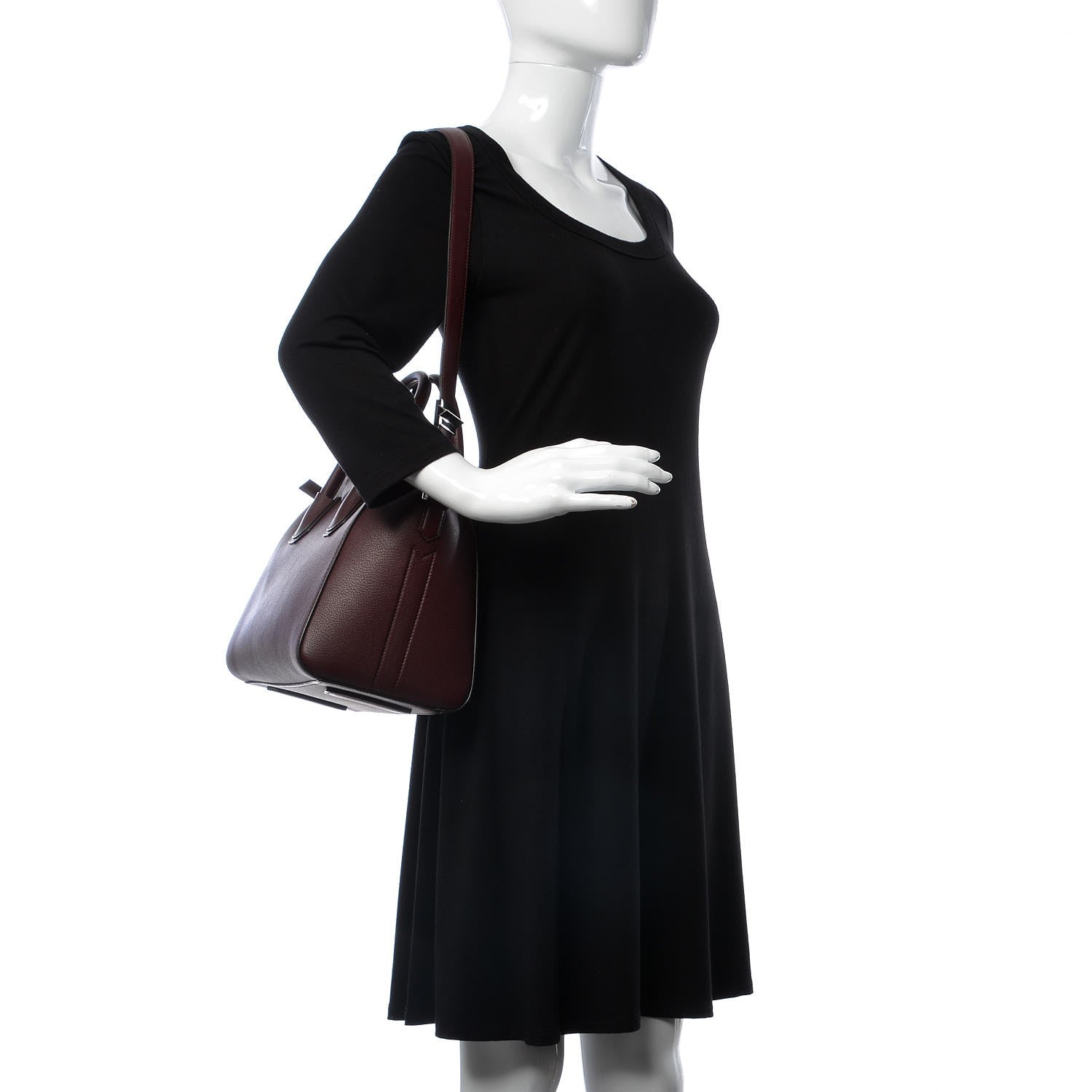 Givenchy Sugar Goatskin Small Antigona Aubergine 2 of 15