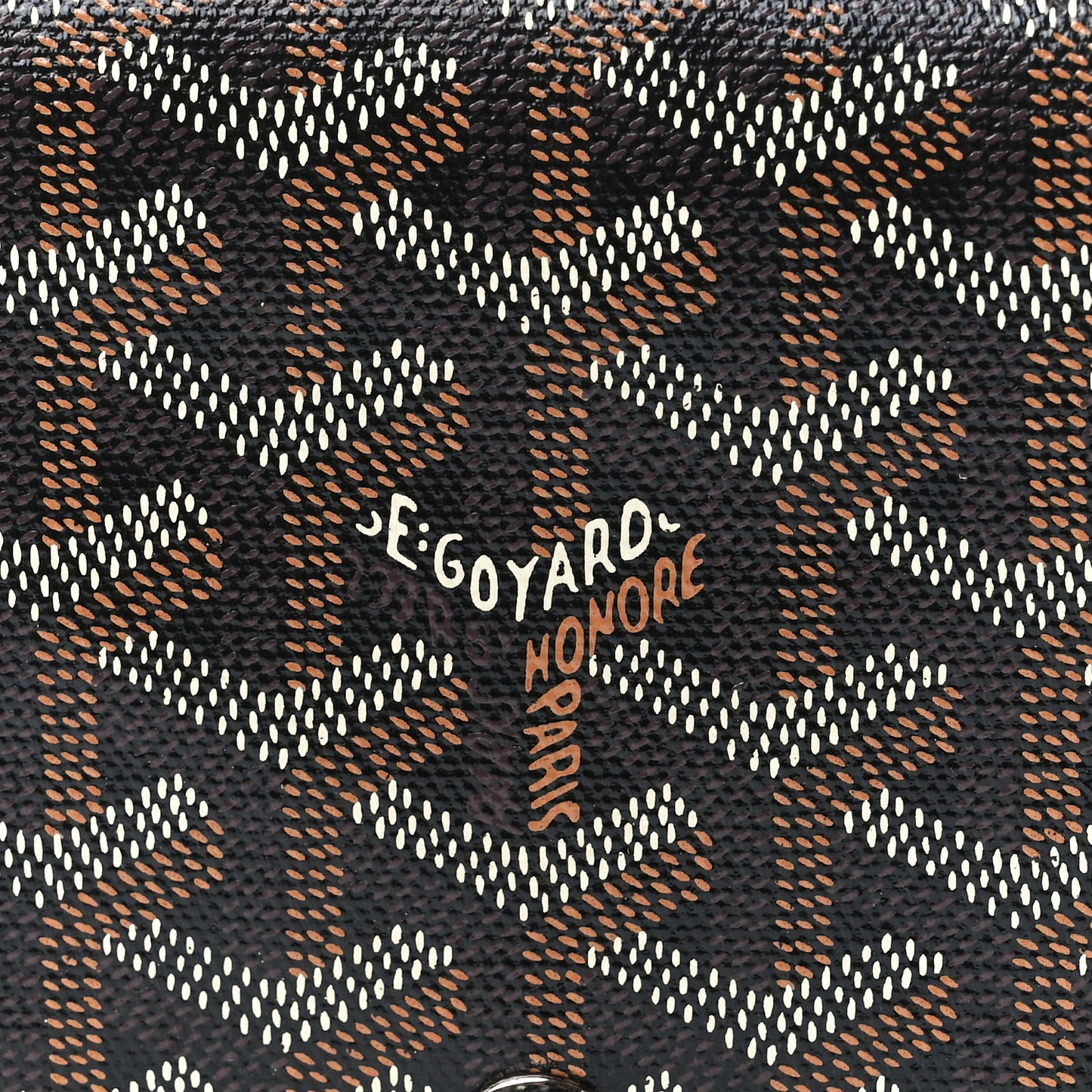Goyardine Plumet Wallet Clutch Black