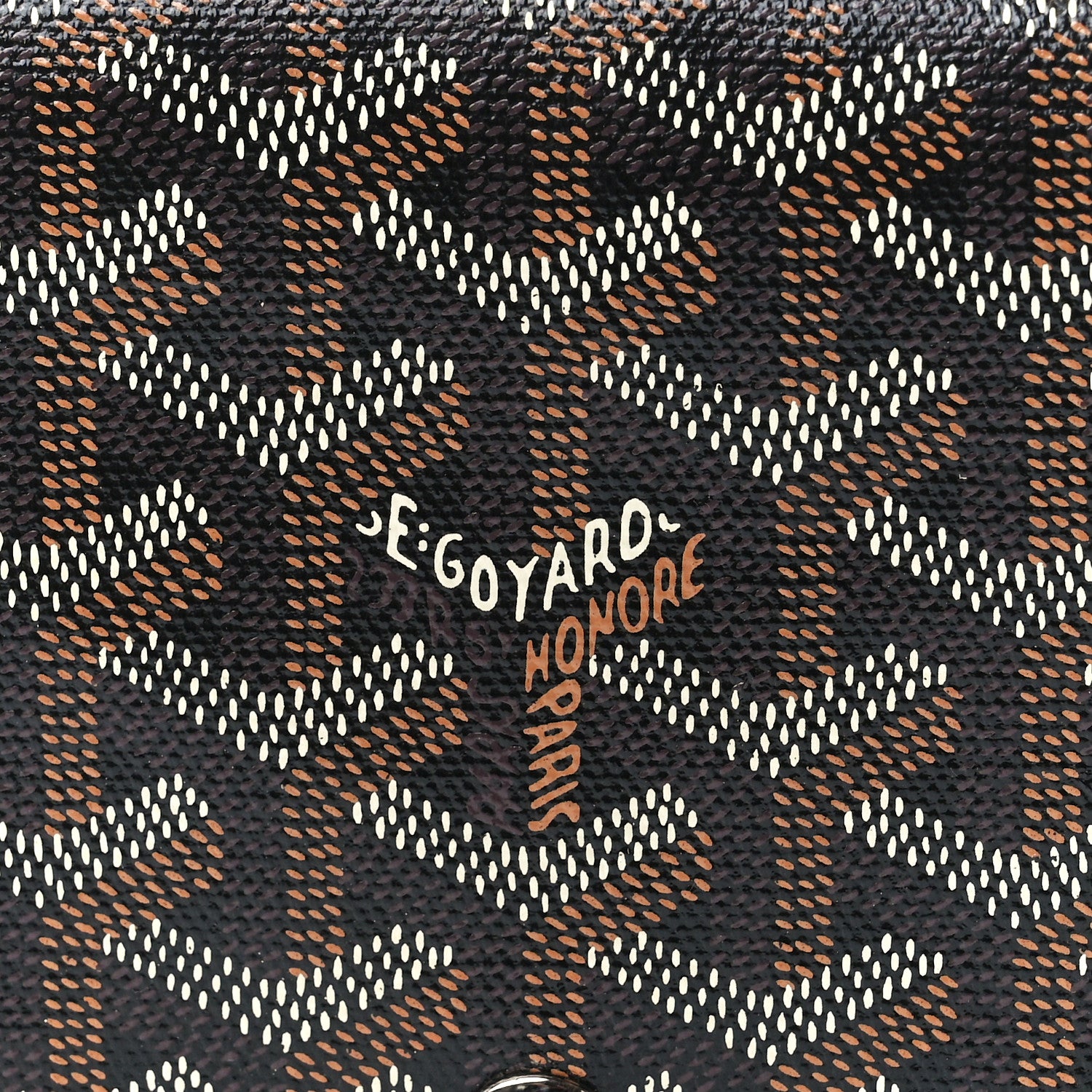 Goyard Goyardine Plumet Wallet Clutch Black 7 of 12