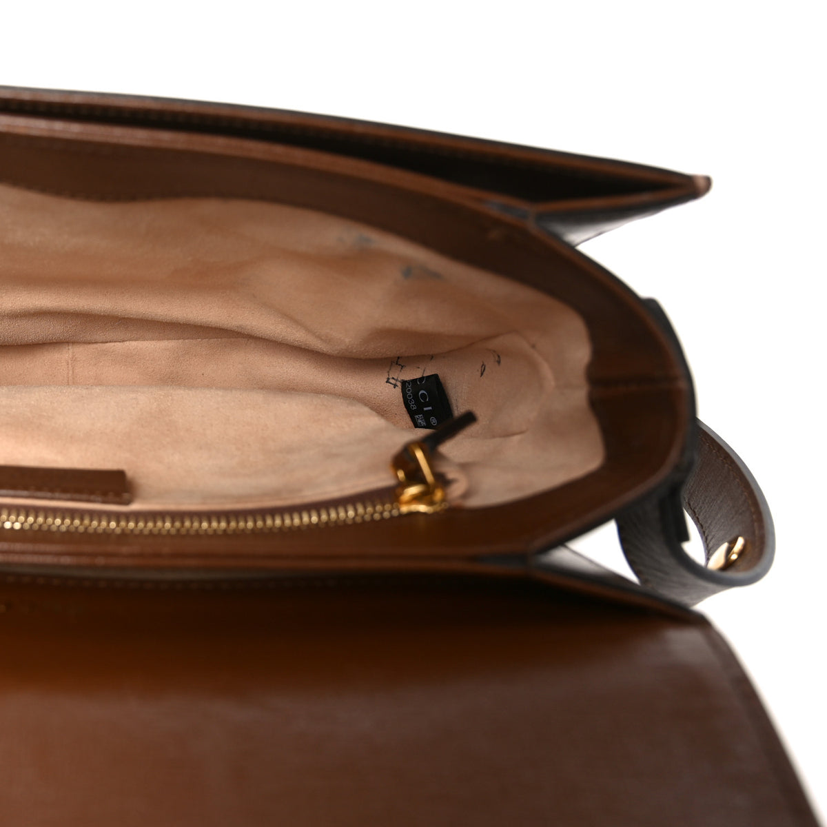 Gucci GG Supreme Monogram Horsebit 1955 Shoulder Bag Beige Brown Sugar 5 of 13