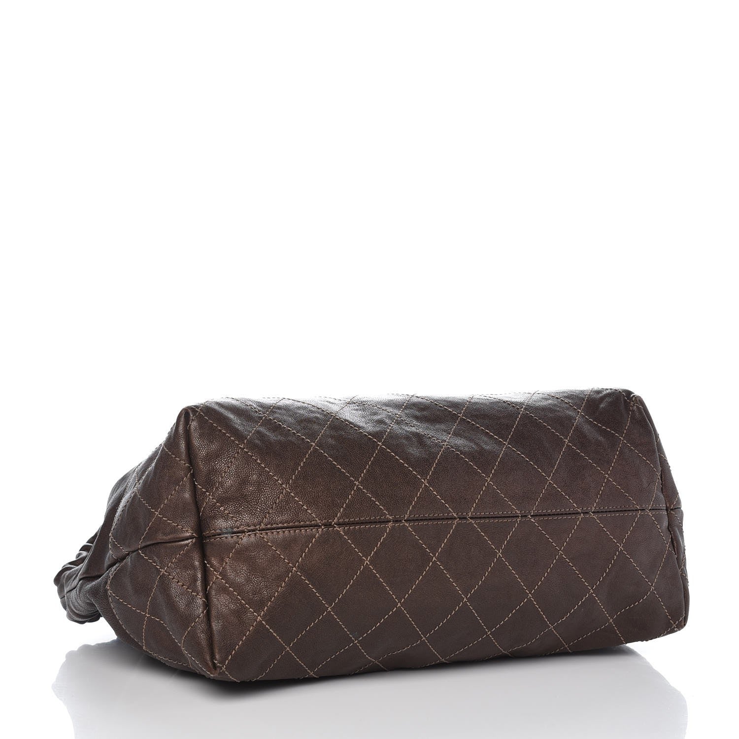 Chanel Metallic Calfskin Baby Coco Cabas Bronze 4 of 8