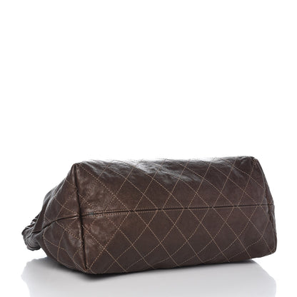 Chanel Metallic Calfskin Baby Coco Cabas Bronze 4 of 8