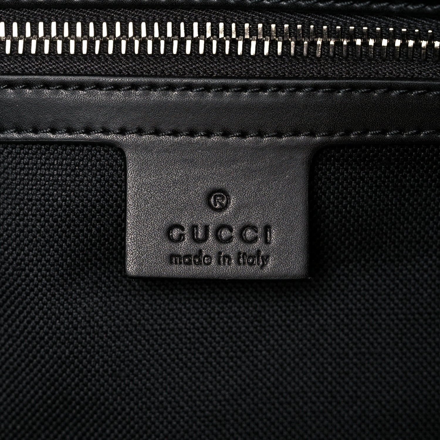 Gucci Soft GG Supreme Monogram Appia Calfskin Web Large Carry On Duffle Bag Black Grey 6 of 11