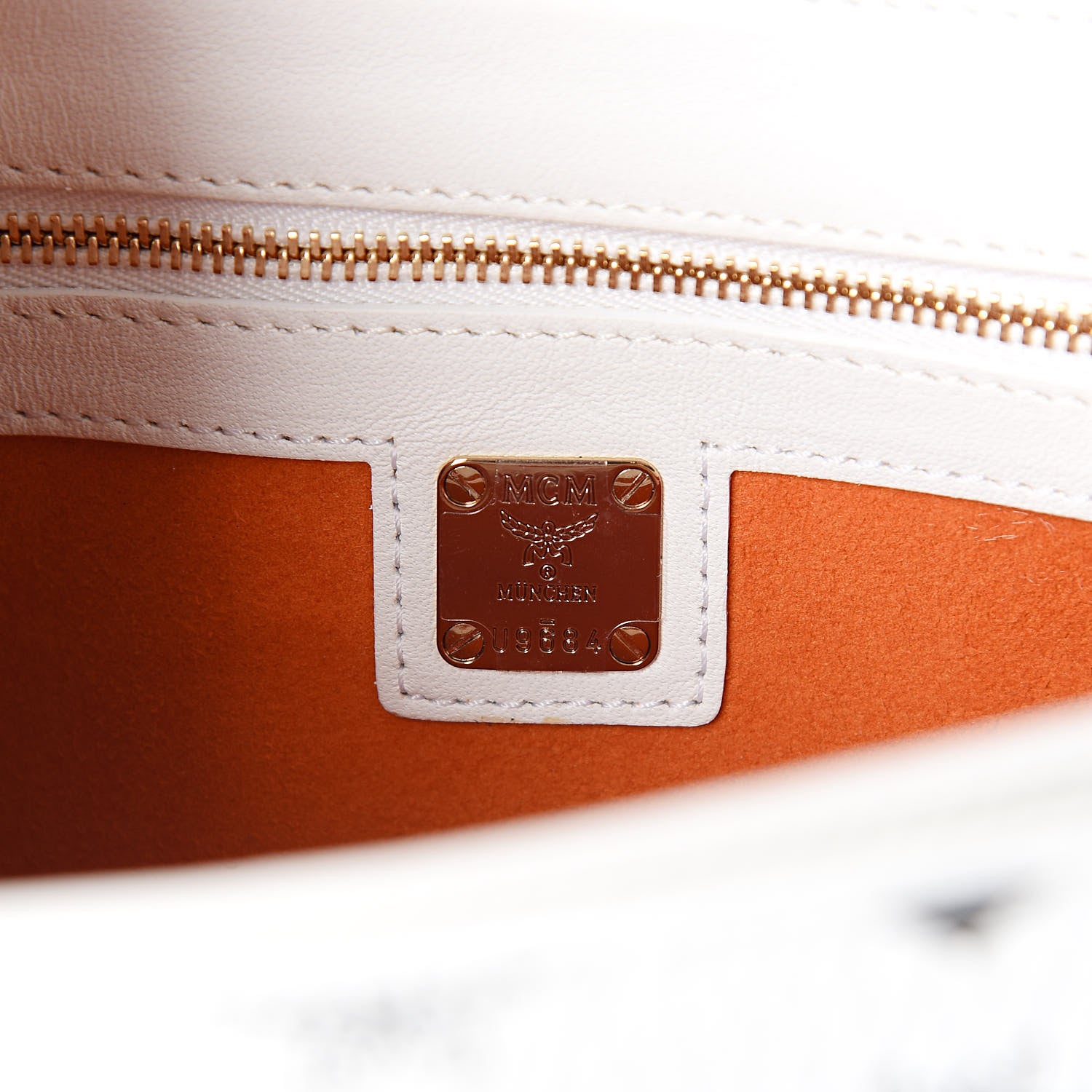 MCM Visetos Medium Patricia Satchel White 6 of 9