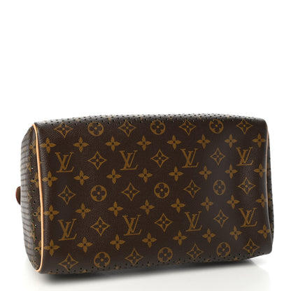 Louis Vuitton Monogram Perforated Speedy 30 Green 4 of 9