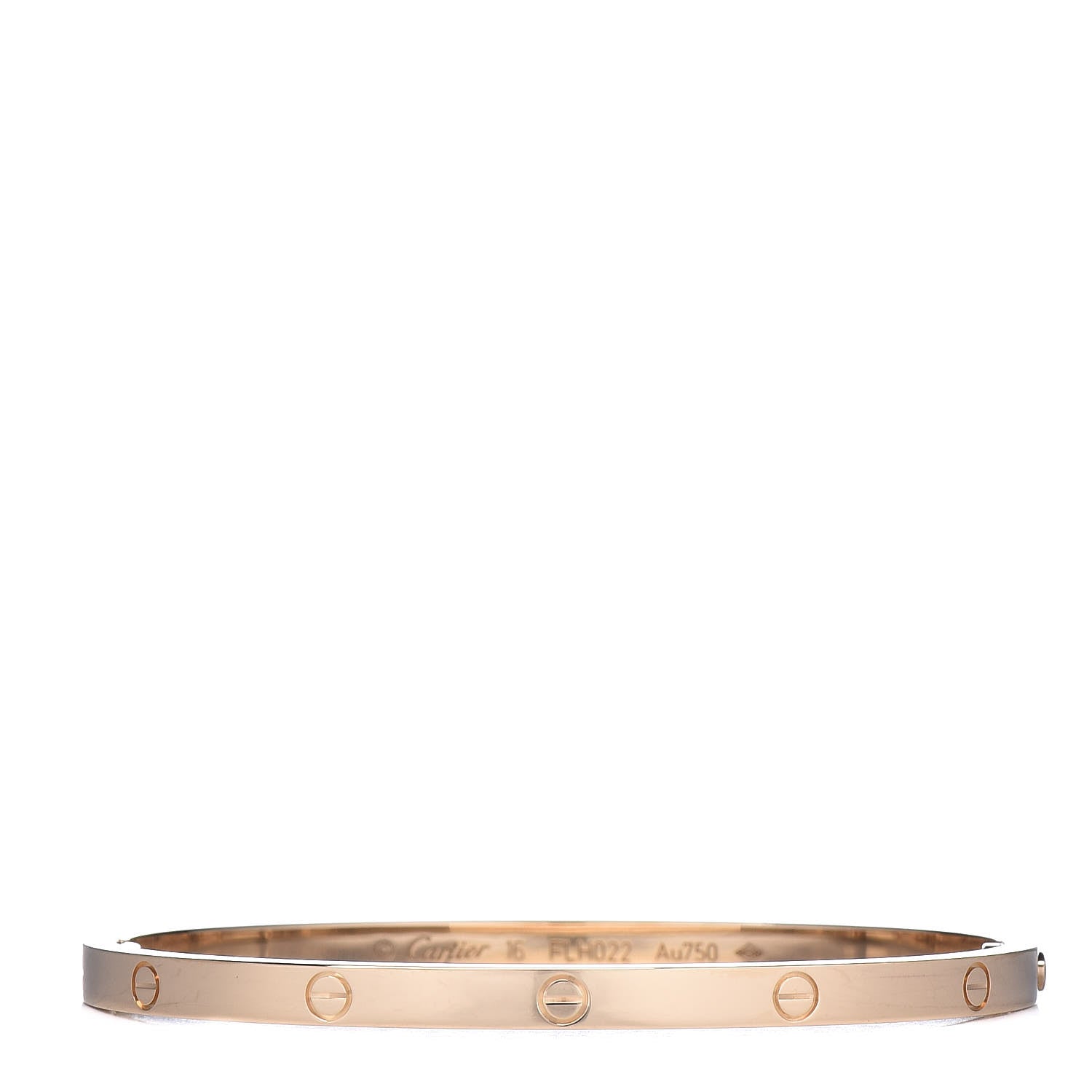 Cartier 18K Yellow Gold Small LOVE Bracelet 16 1 of 10