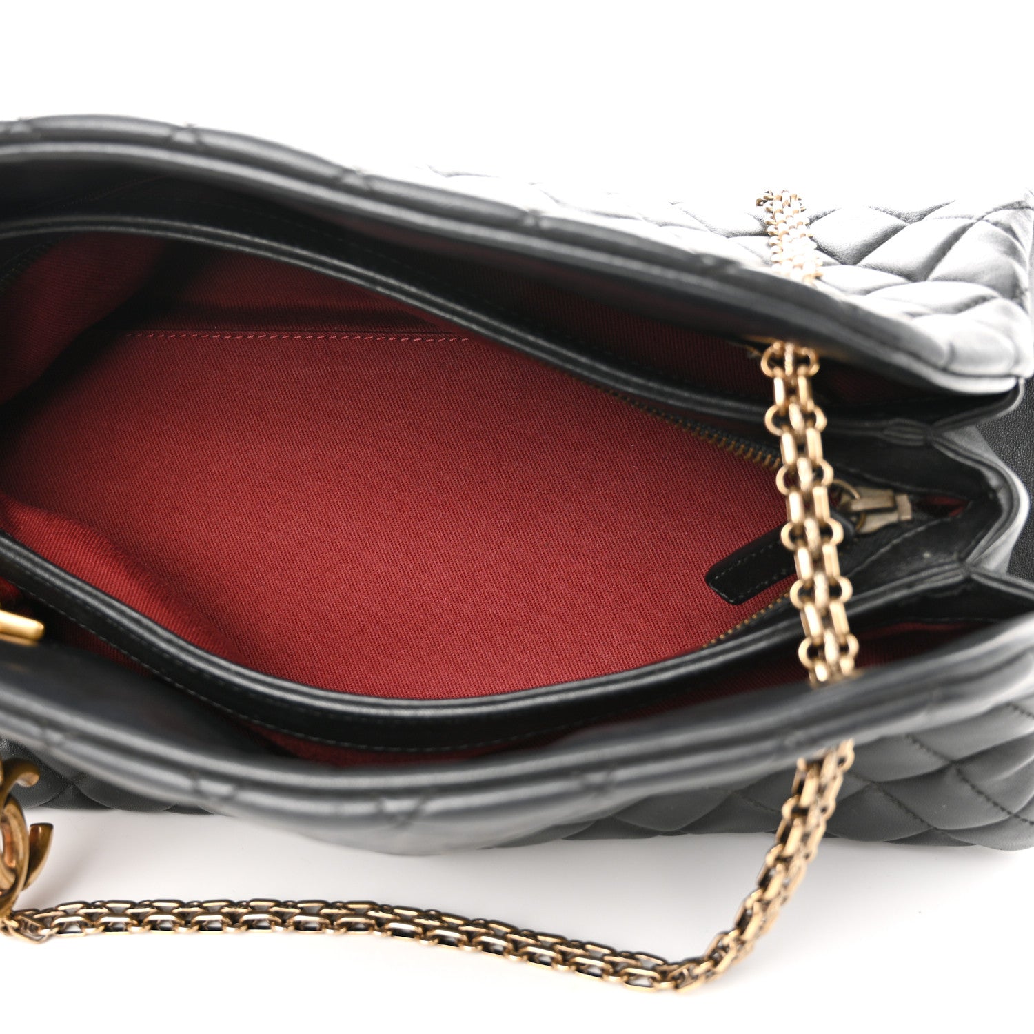 Chanel Lambskin Quilted Medium Just Mademoiselle Black 7 of 14