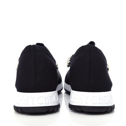 Jimmy Choo Knit Crystal Verona Sneaker 37.5 Black 7 of 10