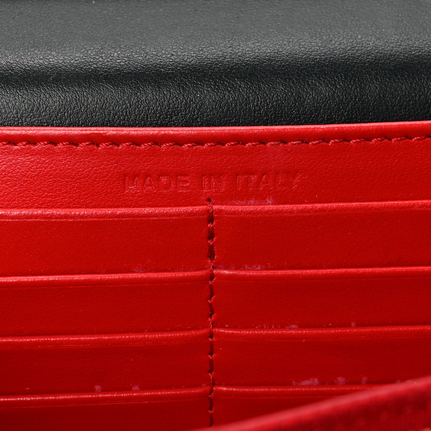 Quilted Calfskin Spikes Loubinthesky Paloma Clutch Black Multimetal