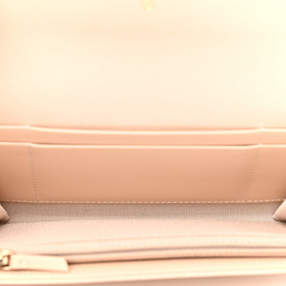 Chanel Caviar Pearl Quilted Coco Candy Wallet Beige 5 of 9