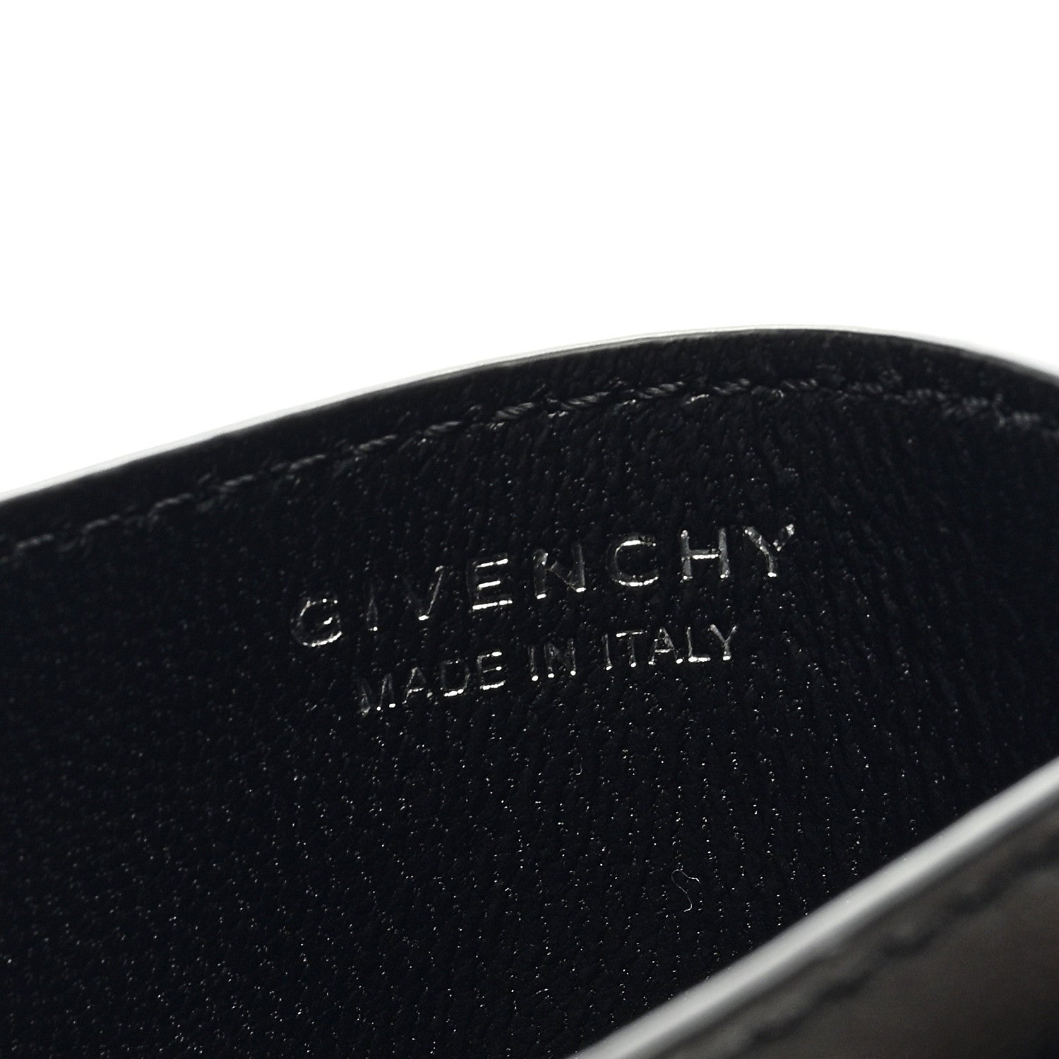 Givenchy Calfskin 4G Card Holder Black 6 of 6