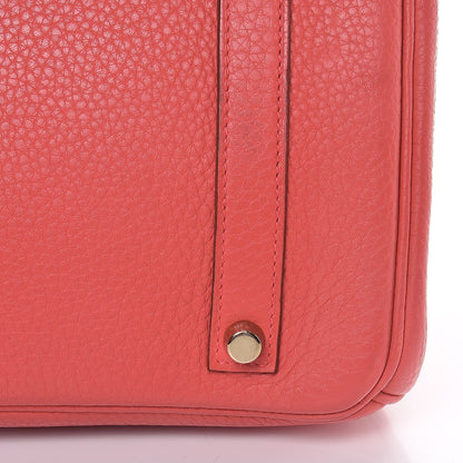 Hermes Taurillon Clemence Birkin 35 Bougainvillea 32 of 33