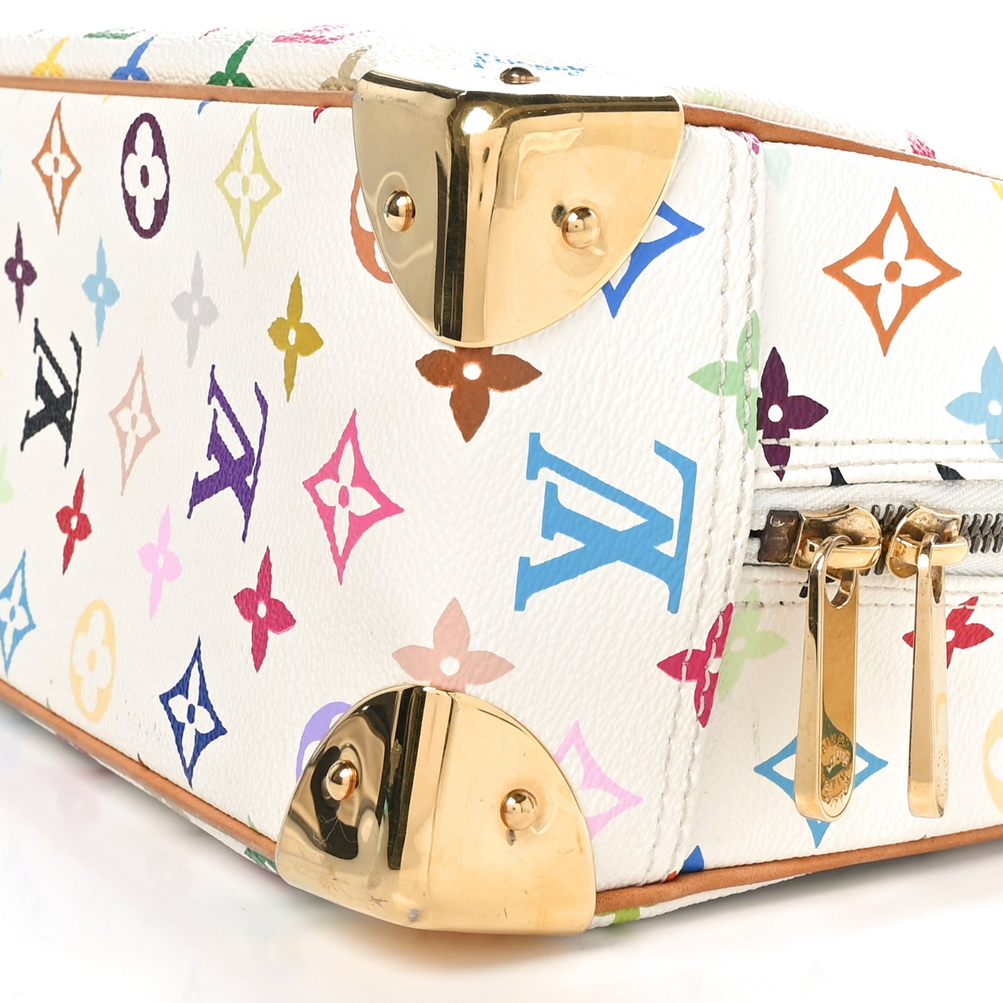 Monogram Multicolor Trouville White
